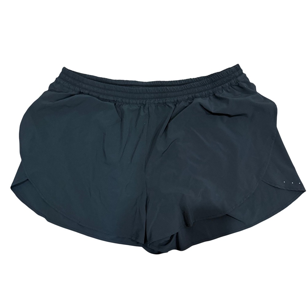 Zella Womens Black Running Shorts XL Elastic Waist Lined Athletic Activewear